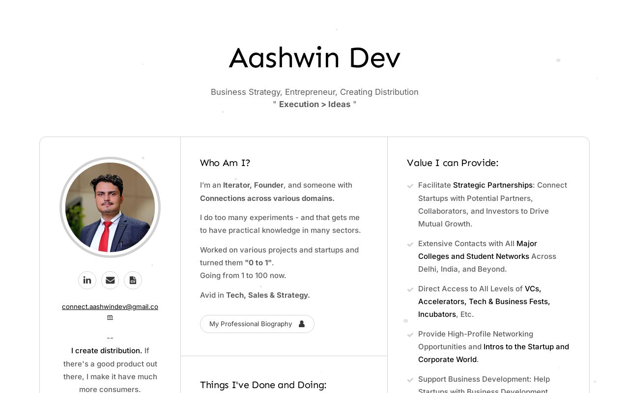 Aashwin Dev's Portfolio